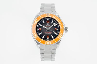 Omega Seamaster 45.5*18mm Cal.8912 Movement Orange Ceramic Bezel Black Dial Watch